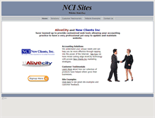 Tablet Screenshot of ncisites.alivecity.net